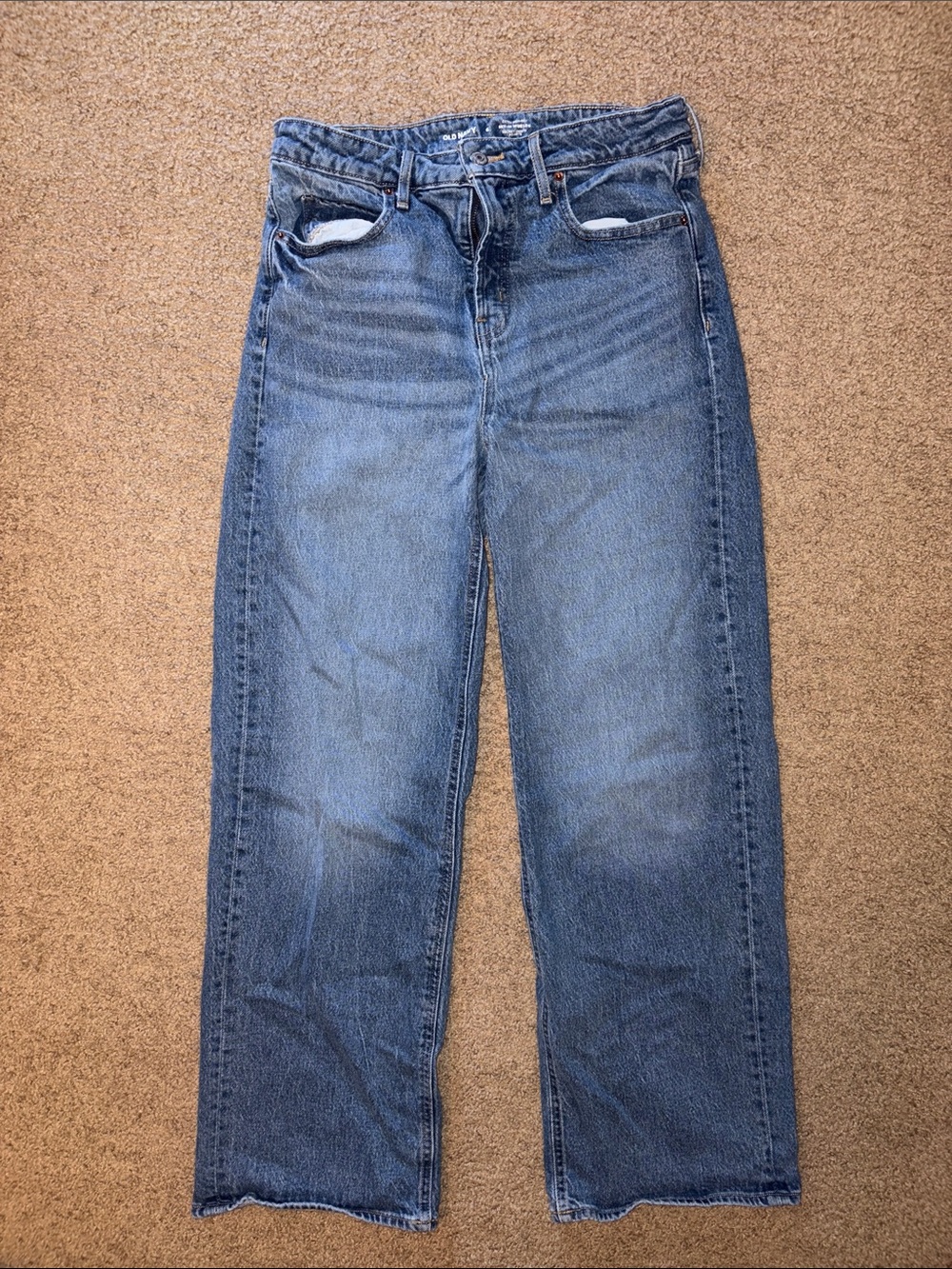 Old Navy Extra High-Rise Sky-Hi Wide Leg Jean